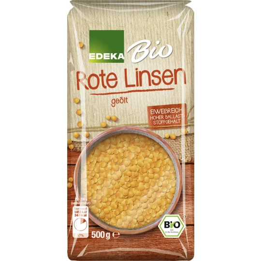 Bio Rote Linsen Geölt 500G