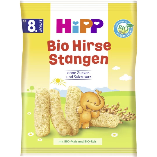 Hipp Bio Hirsestangen Ab 8.Monat 30G