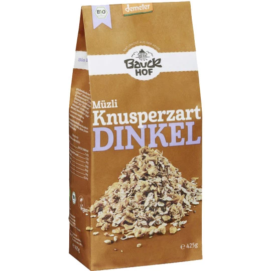 Demeter Bio Müzli Knusperzart Dinkel 425G