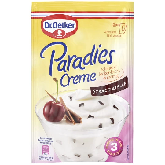 Dr. Oetker Paradies Creme Stracciatella 66G