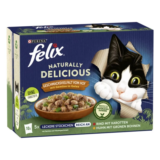 Felix Naturally Delicious Vom Hof 10x80G
