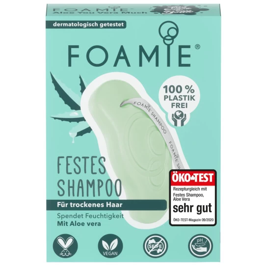 Festes Shampoo Aloe Für Trockenes Haar 80G
