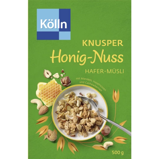 Müsli Knusper Honig-Nuss 500G