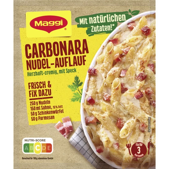 Carbonara Nudel-Auflauf 37G