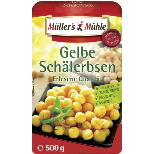 Mühle Gelbe Schälerbsen 500G
