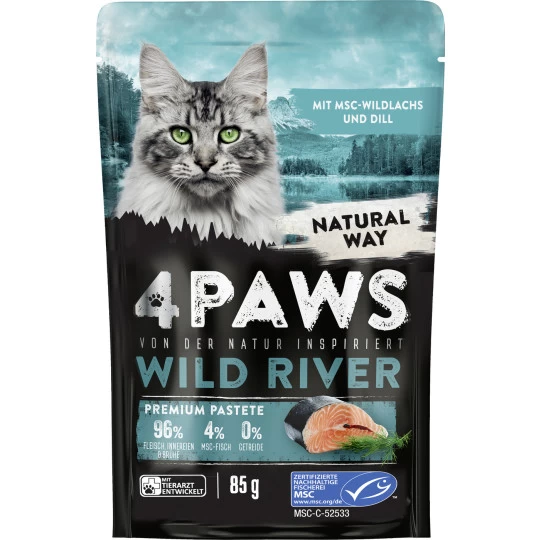 Paws Wild River Wildlachs Und Dill 85G