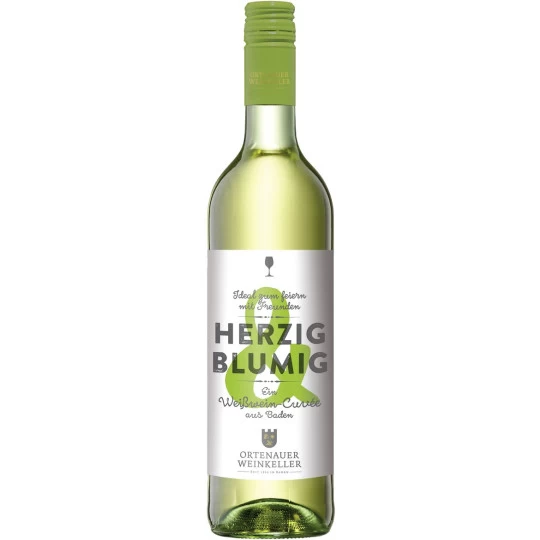 Weinkeller Herzig & Blumig Weißwein Cuvée Feinherb 0,75L