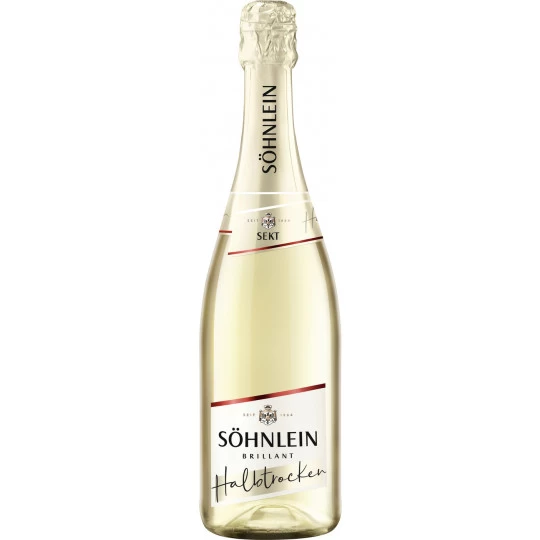 Brillant Sekt Weiß Halbtrocken 0,75L