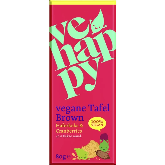Vegane Tafel Brown 80G